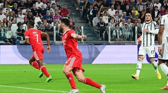 Lawan Benfica, Juventus Takluk di Kandang Sendiri 1-2