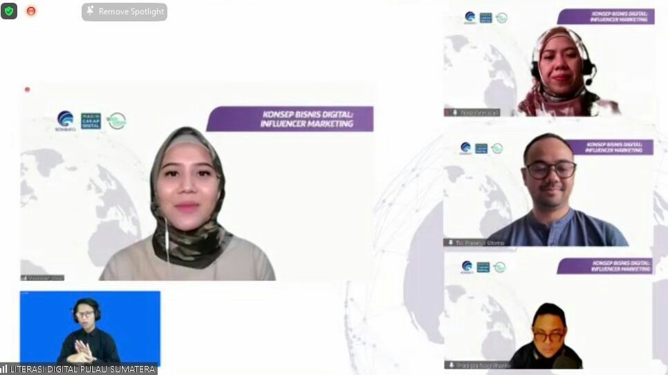 Ini Kiat Kominfo Soal Konsep Bisnis Digital dengan Gunakan Influencer Marketing