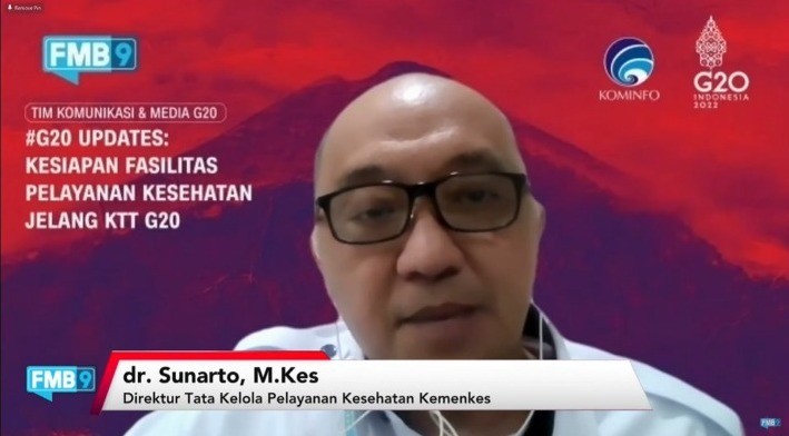 Dukung Kelancaran KTT G20, Kemenkes Siapkan Fasilitas Kesehatan