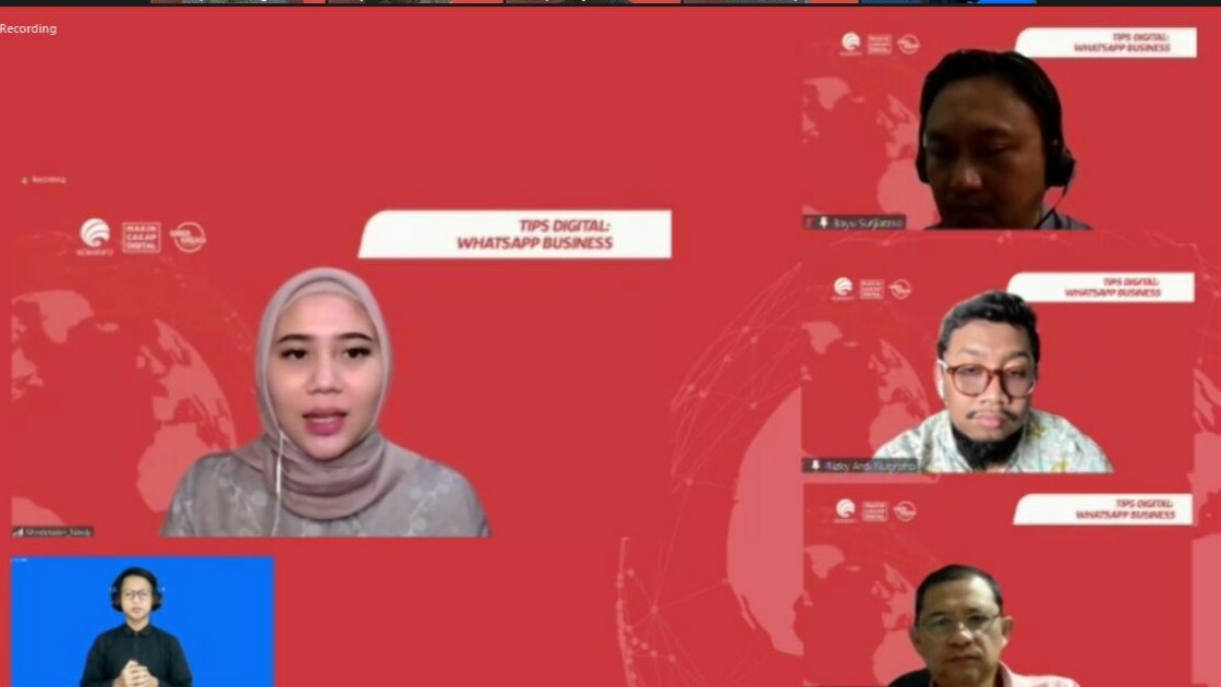 Kominfo Beberkan Tips Digital Melalui Whatsapp Business