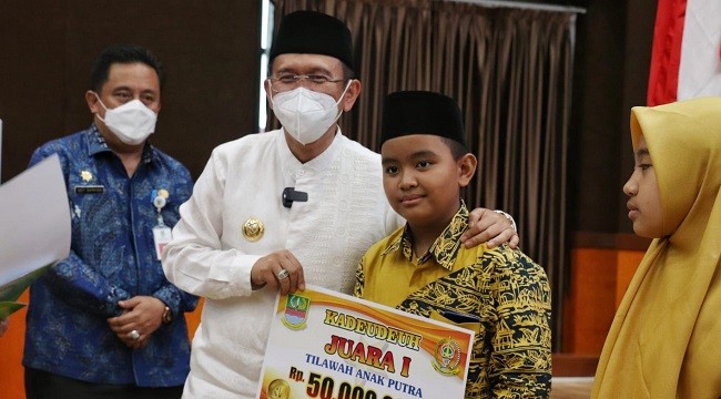 Dua Qori-qoriah Kabupaten Bekasi Raih Juara MTQ Nasional Ke-29 Kalsel