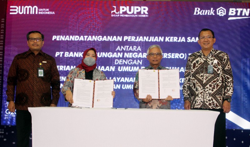 BTN dan Kementerian PUPR Kolaborasi Layanan Perbankan