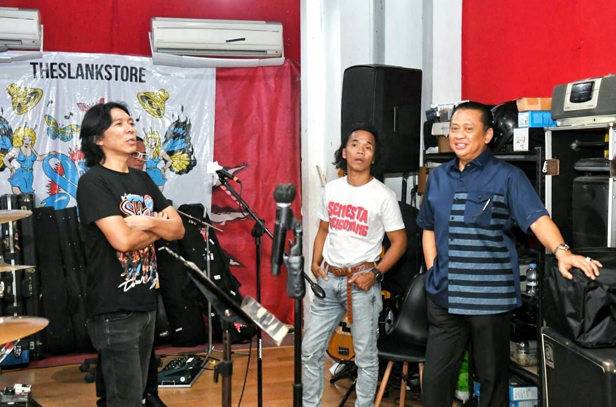 Hadiri Syukuran Persiapan Konser Slank, Bamsoet Dukung Konser HUT-39 Slank 'Beautiful Smile Indonesia Tour'