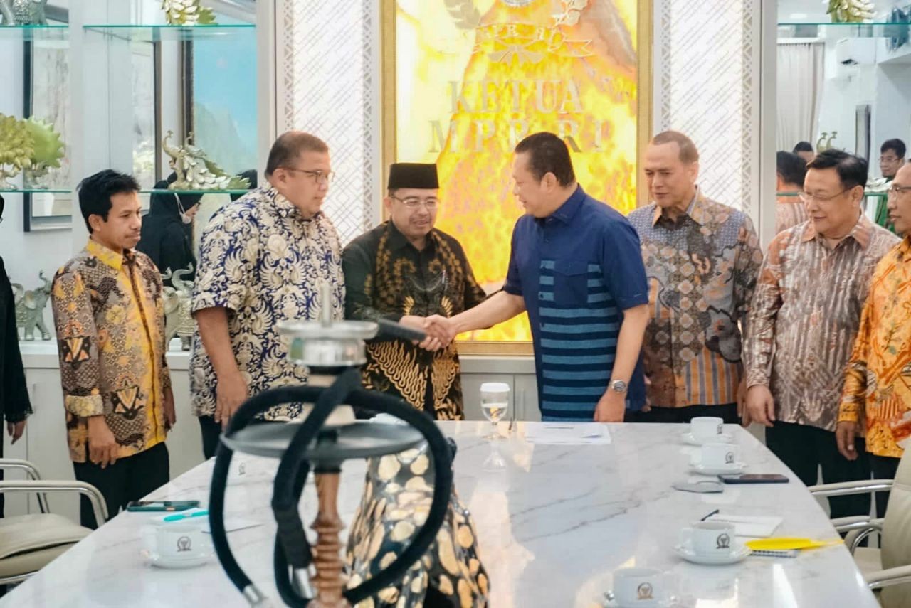 Terima Himpunan Pengusaha Korps Alumni Himpunan Mahasiswa Islam, Ketua MPR RI Ajak Kembangkan Ekonomi Nasional