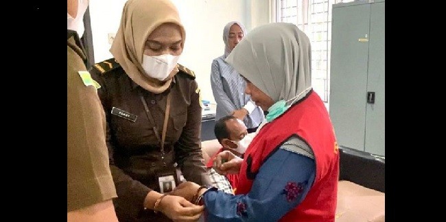 Kejari Aceh Utara Tahan Lima Tersangka Korupsi Pembangunan Monumen Islam Samudera Pasai 