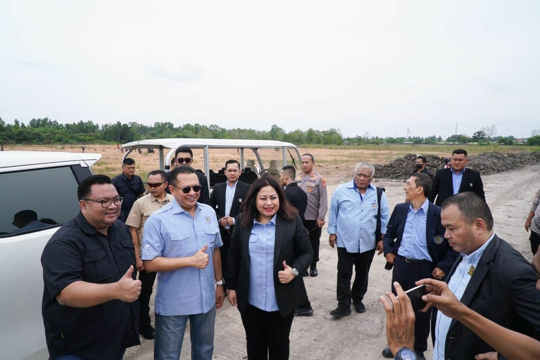 Bamsoet Tinjau Lahan Pembangunan Sirkuit Internasional di Jakabaring Sport City