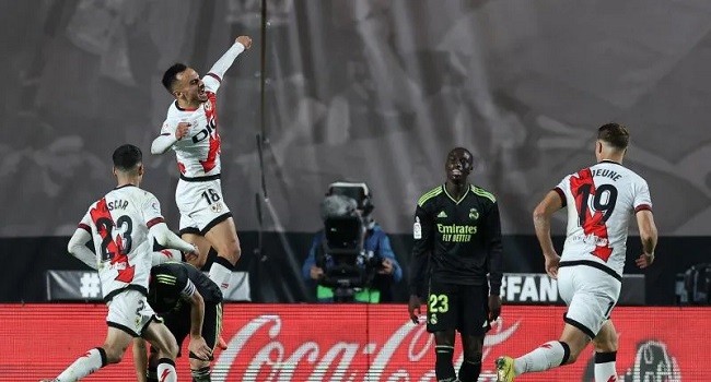 Real Madrid Kalah 2-3 di Kandang Rayo Vallecano