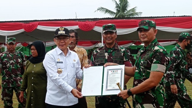 Penutupan TMMD Ke -115, Pj Bupati Bekasi Apresiasi Program TMMD, Bangun Infrastrukur untuk Masyarakat