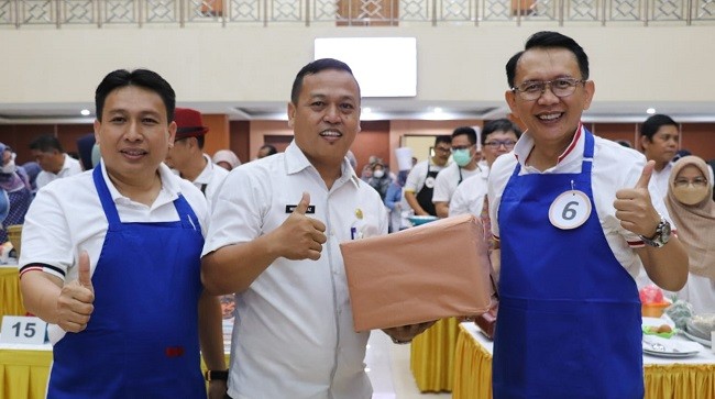 Meriahkan HUT Ke-23, DWP Kabupaten Bekasi Gelar Lomba Masak Nasi Goreng