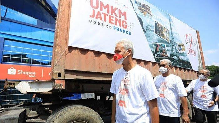 Produk UMKM Solo Ekspor ke Paris, Ganjar Pranowo Minta Replikasi Sistemnya