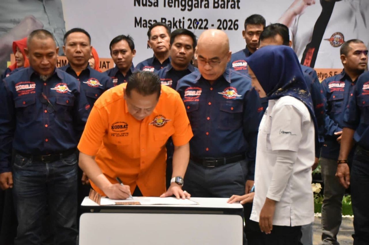 Lantik Pengurus KODRAT NTB, Ketum PB KODRAT Targetkan 2025 Masuk Sea Games