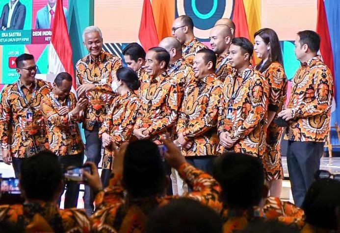Ketua MPR RI Dampingi Presiden Joko Widodo Buka Munas HIPMI XVII di Surakarta