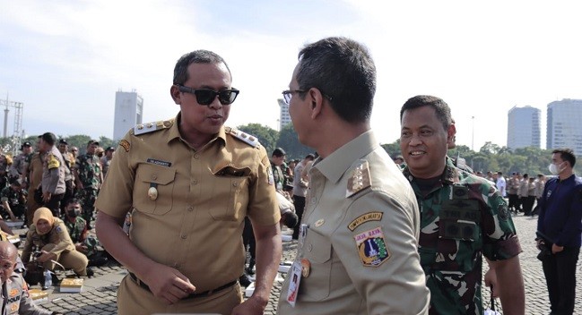Plt Wali Kota Bekasi Hadiri Silaturahmi 3 Pilar di Area Monas DKI Jakarta