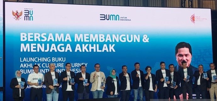Buku Panduan AKHLAK Culture Journey Diluncurkan Kementerian BUMN
