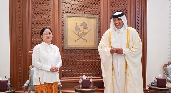 Bertemu Pimpinan Parlemen Qatar, Puan Dorong Peningkatan Investasi di RI