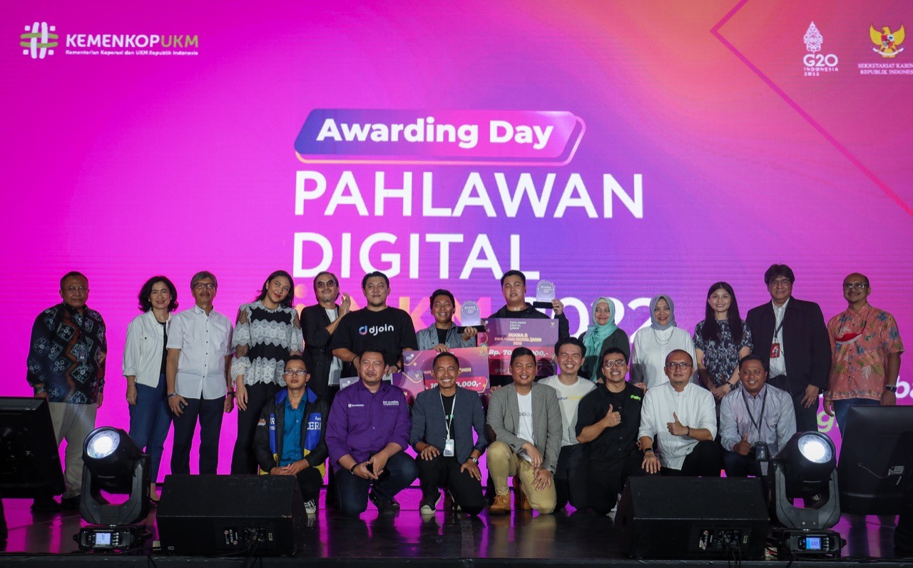 Sukses Digelar, Ini Juara Pahlawan Digital UMKM 2022