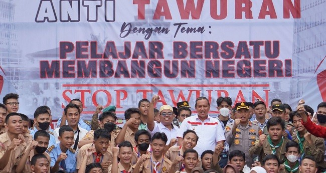 Pelajar Kota Bekasi Deklarasi Anti Tawuran dan Tolak Kekerasan