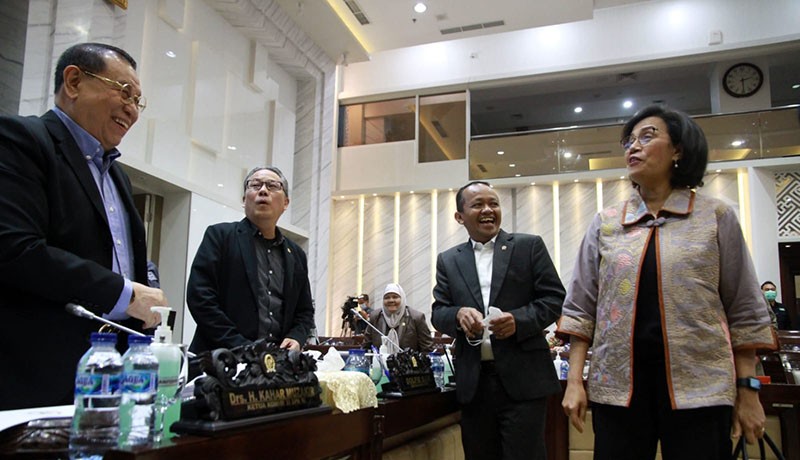 Menkeu Sri Mulyani Raker Dengan Komisi XI DPR RI