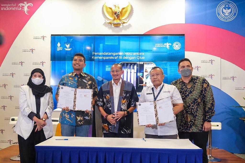 Kembangkan Pariwisata Berkelanjutan, Kemenparekraf Gandeng Statup Qlue