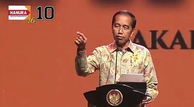 Jokowi: Belum Pernah dalam Sejarah, Hanya Hanura yang HUT-nya Dihadiri Presiden dan Wapres