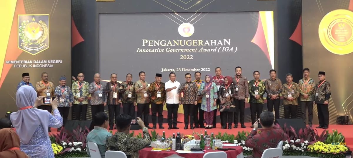 Pemkot Bekasi Raih Penghargaan di Ajang Innovative Government Award 2022