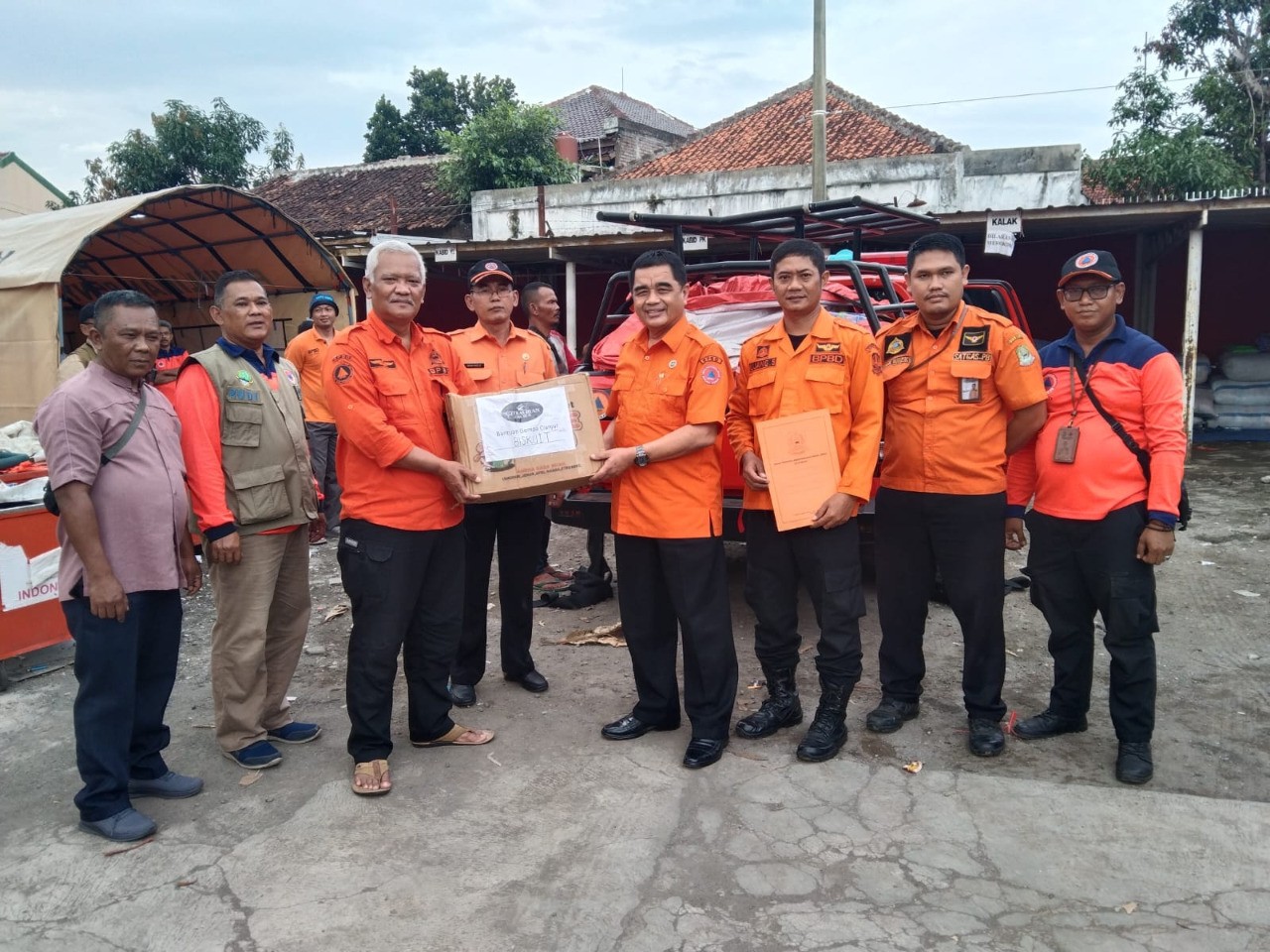 BPBD Kota Bekasi Kembali Serahkan Bantuan untuk Korban Gempa Cianjur