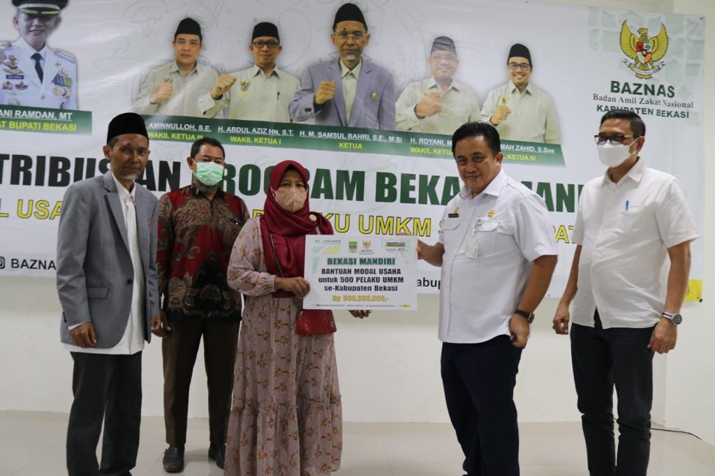 Dongkrak UMKM, Baznas Bekasi Gelontorkan Modal