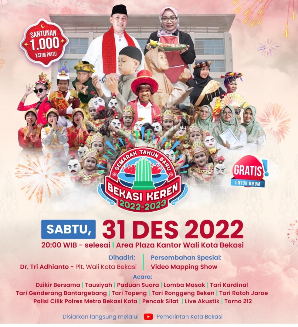 Semarak Tahun Baru Bekasi Keren Jadi Refleksi Semangat Menempuh 2023