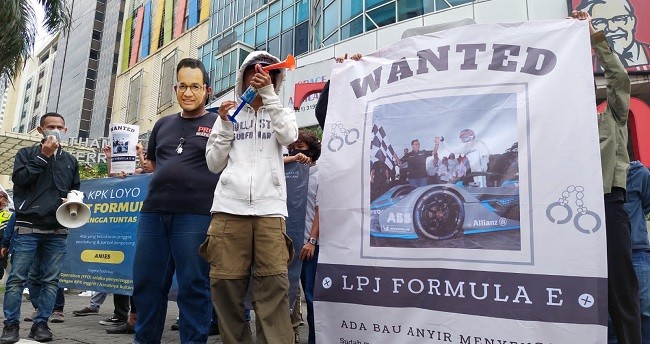 Kepung Kantor Jakpro, Aktivis SPK: Sudah Mau Tutup 2022 LPJ Tak Kunjung Diekspose 