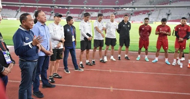 Menpora Minta Pemain Timnas Jangan Bermain Egois Saat Lawan Vietnam