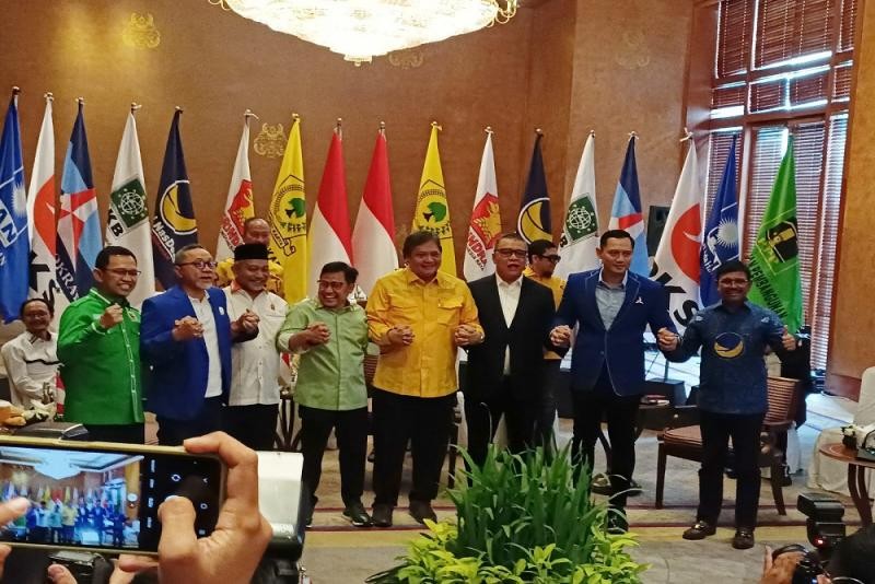 8 Parpol Senayan Bertemu Tolak Pemilu Tertutup, Hasilkan 5 Kesepakatan