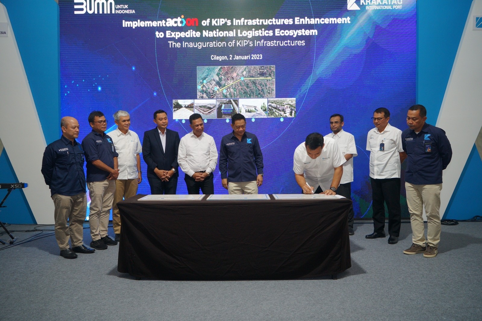 Krakatau International Port Yakin 2023 Bisnis Logistik Melejit