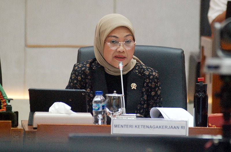 Menaker Raker Dengan Komisi IX DPR Tertutup