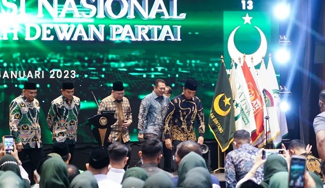 Hadiri Rakernas PBB, Ketua MPR RI Dukung Pernyataan Yusril Sebagai Bentuk Antisipasi Keadaan Darurat