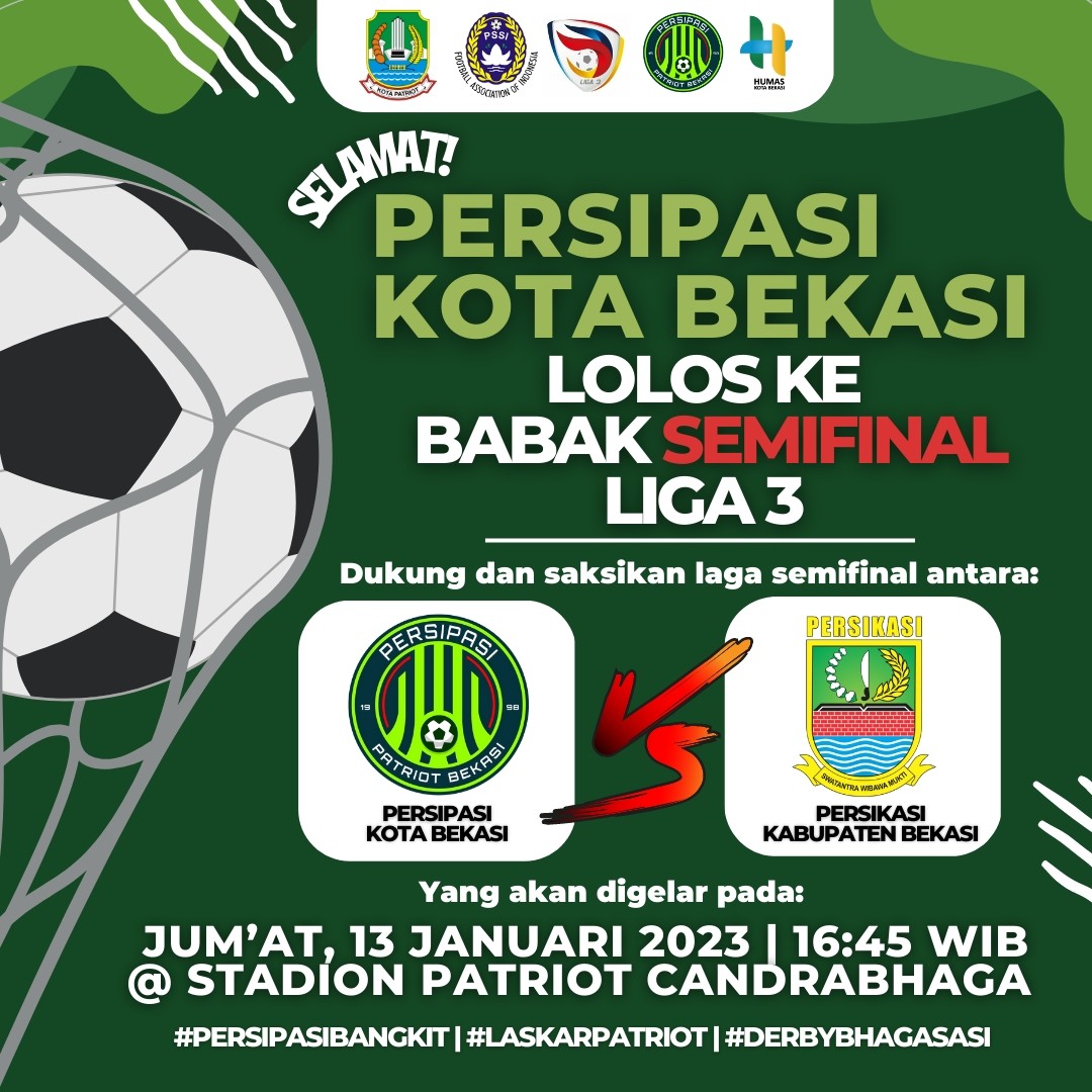 Lolos Semifinal Liga 3, Persipasi Kota Bekasi Siap Hadapi Laga Derby