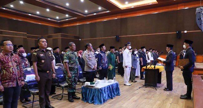 Lantik 124 Pejabat Baru, Pj Bupati Bekasi:  Jabatan Bukan Hak, tapi Kepercayaan