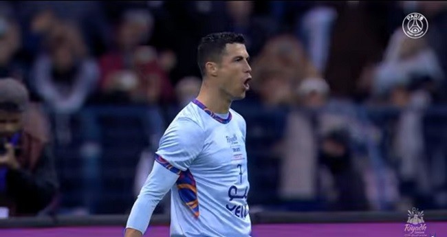 Cristiano Ronaldo Cetak Dua Gol di Laga Persahabatan Riyadh All-Stars Vs PSG