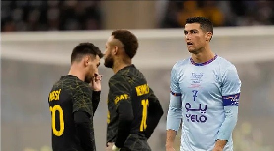 Messi dan Ronaldo Cetak Gol di Perjalanan All-Star PSG ke Arab Saudi
