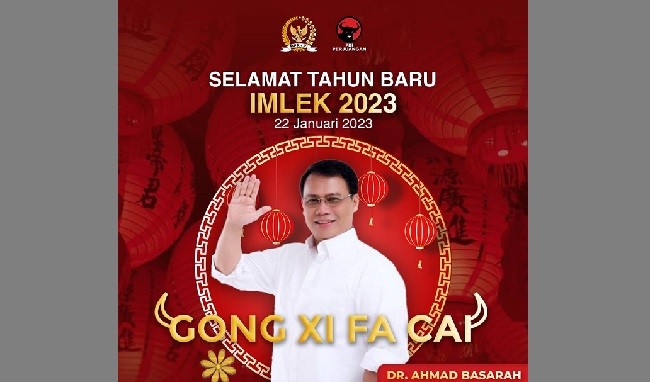 Ahmad Basarah Sebut Peran Sejumlah Presiden dalam Peringatan Hari Imlek