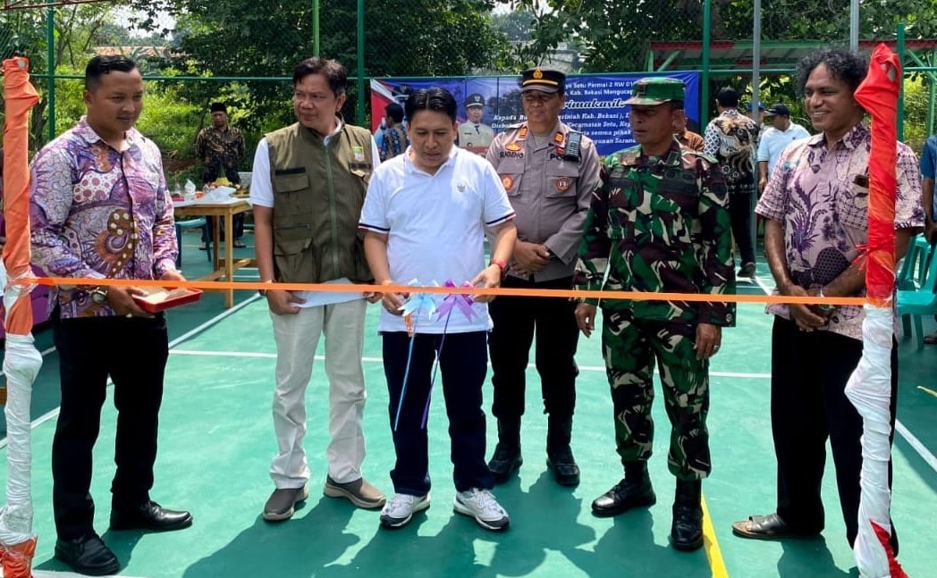 Resmikan SOR, Ketua DPRD Bekasi: Manfaatkan Tempat Ini untuk Ajang Silaturahmi