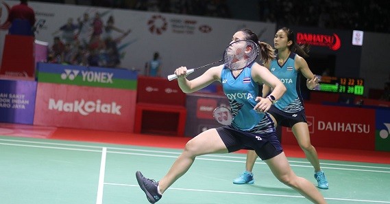 Jongkolphan/Rawinda Tumbangkan Apri/Fadia di Indonesia Master