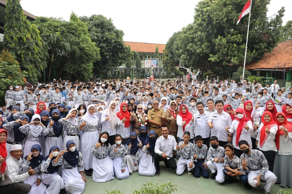 Kembali Datangi Sekolah, Bunda Literasi Gali Potensi Siswa
