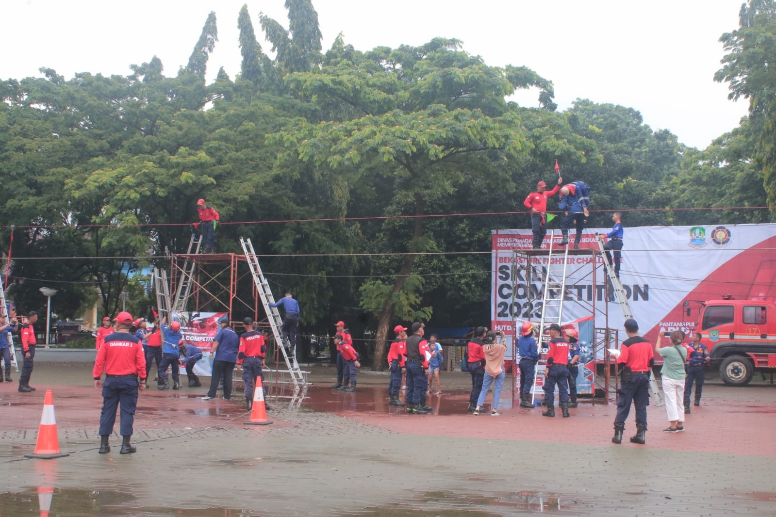Plh Sekda Apresiasi Kemampuan Petugas Damkar Kota Bekasi
