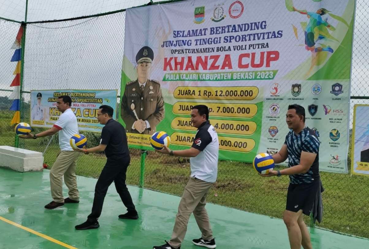 Dani Ramdan Sambut Baik Digelarnya Turnamen Bola Voli Khanza Cup Piala Kajari