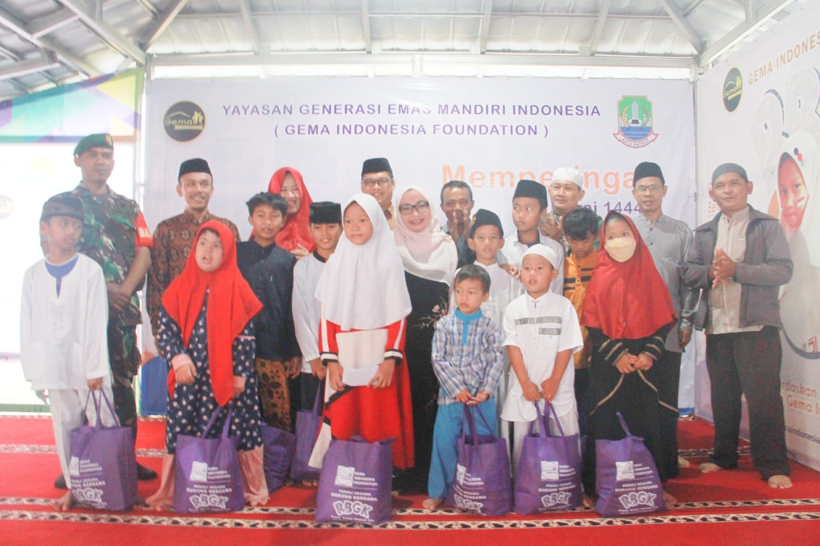 Wiwiek Apresiasi Kegiatan Sosial Yayasan Gema Indonesia