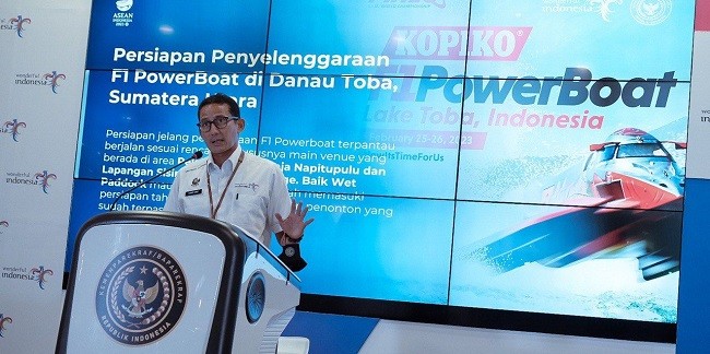 Menparekraf Targetkan F1 PowerBoat Danau Toba Dipadati 25 Ribu Wisatawan