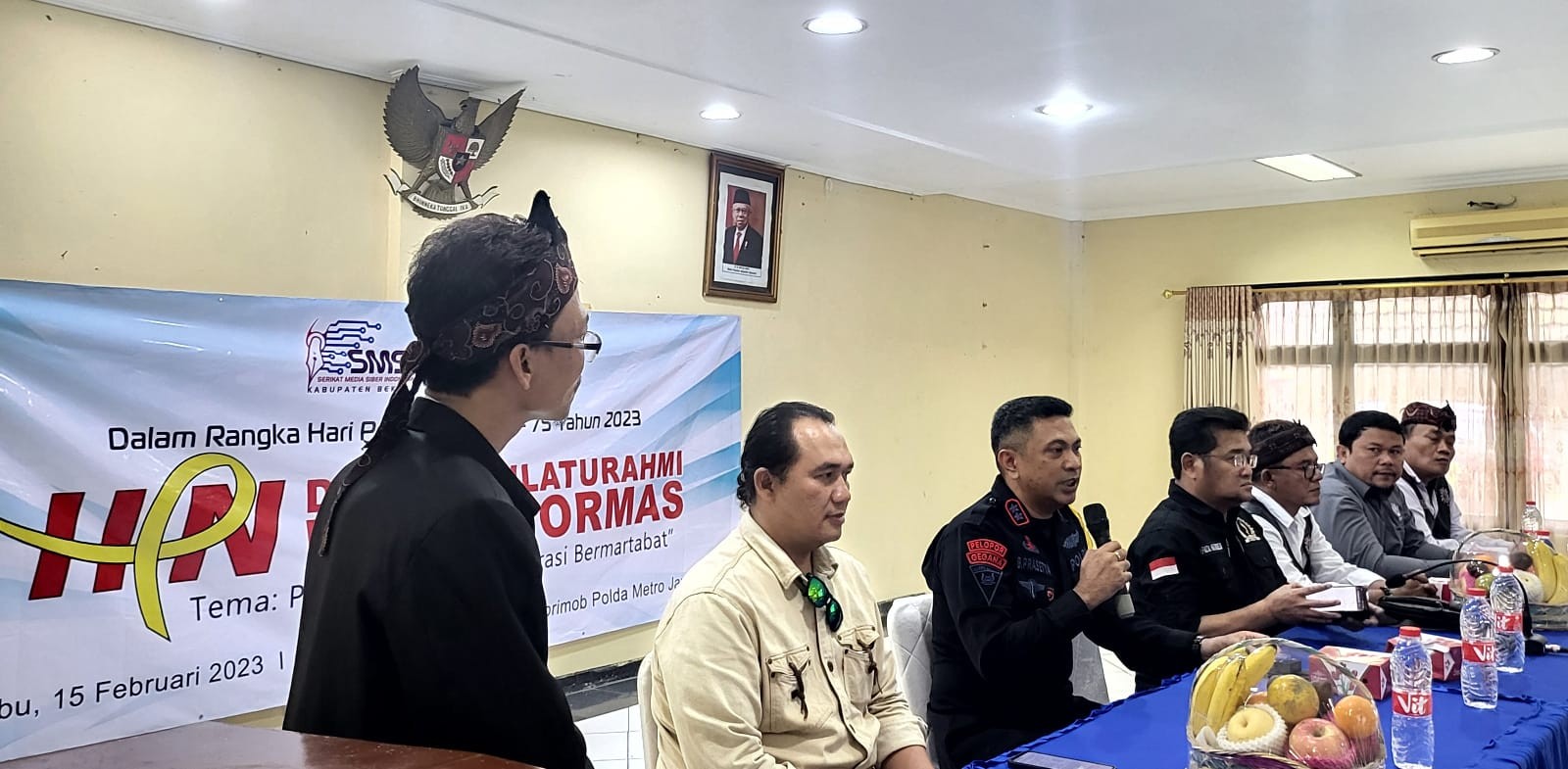 HPN 2023, SMSI Kabupaten Bekasi Gelar Diskusi Pers dengan Ormas 