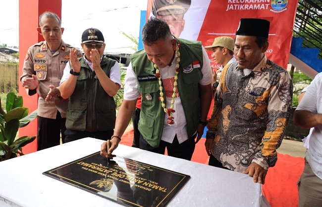 Plt Walkot Bekasi Resmikan Pembangunan di Kecamatan Jatiasih, Apa Saja?
