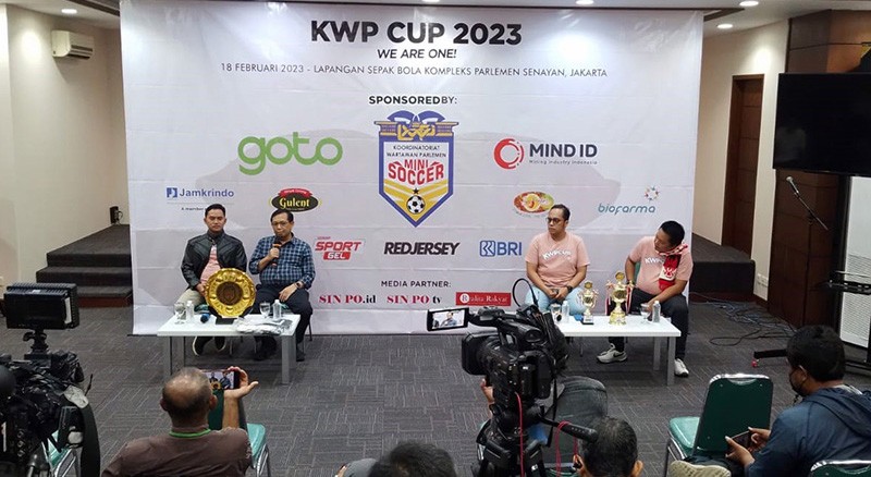 Koordinatoriat Wartawan Parlemen Gelar Turnamen Mini Soccer KWP Cup 2023