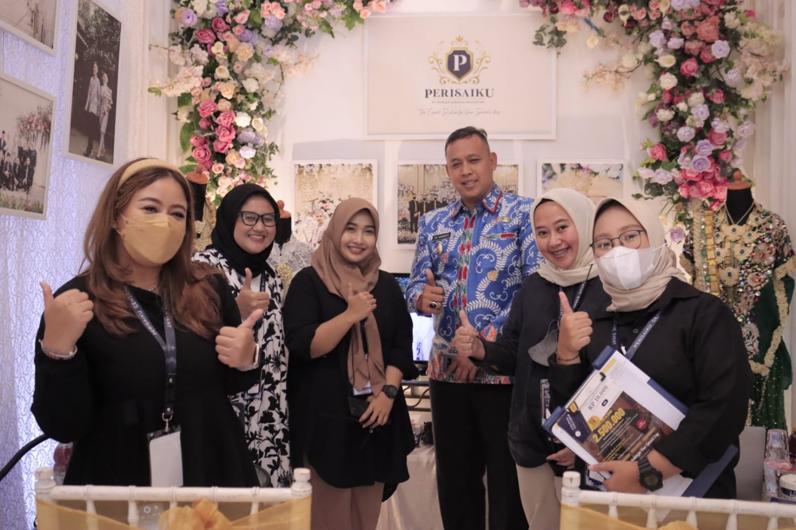 Resmikan Pameran Wedding Terbesar di Kota Bekasi, Tri Siap Jadi Saksi Nikah